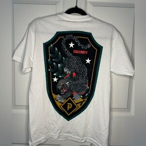 Primitive Skateboarding Men's Black Jaguar Short Sleeve T Shirt white